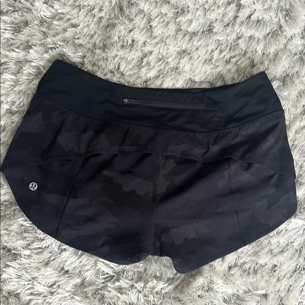 lululemon athletica Black Camo Women's Shorts